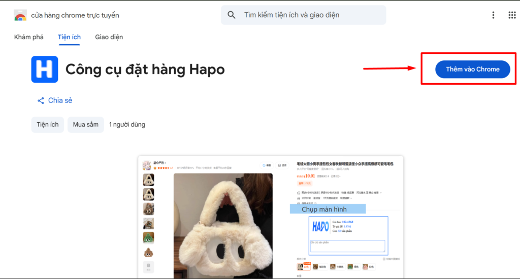 Công cụ đặt hàng Hapo