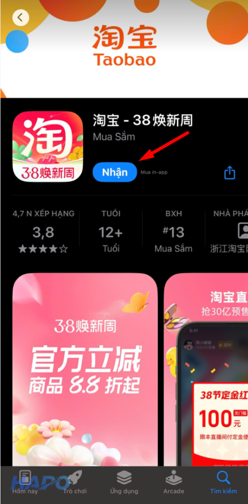 Tải Taobao về điện thoại 