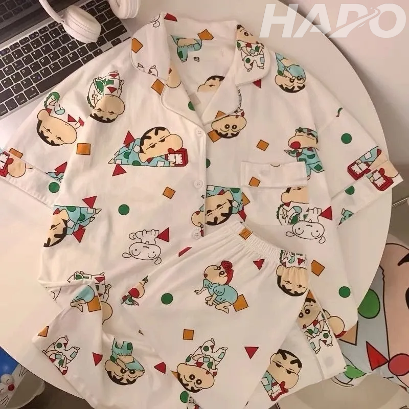 Pijama hoạt hình phong cách dễ thương