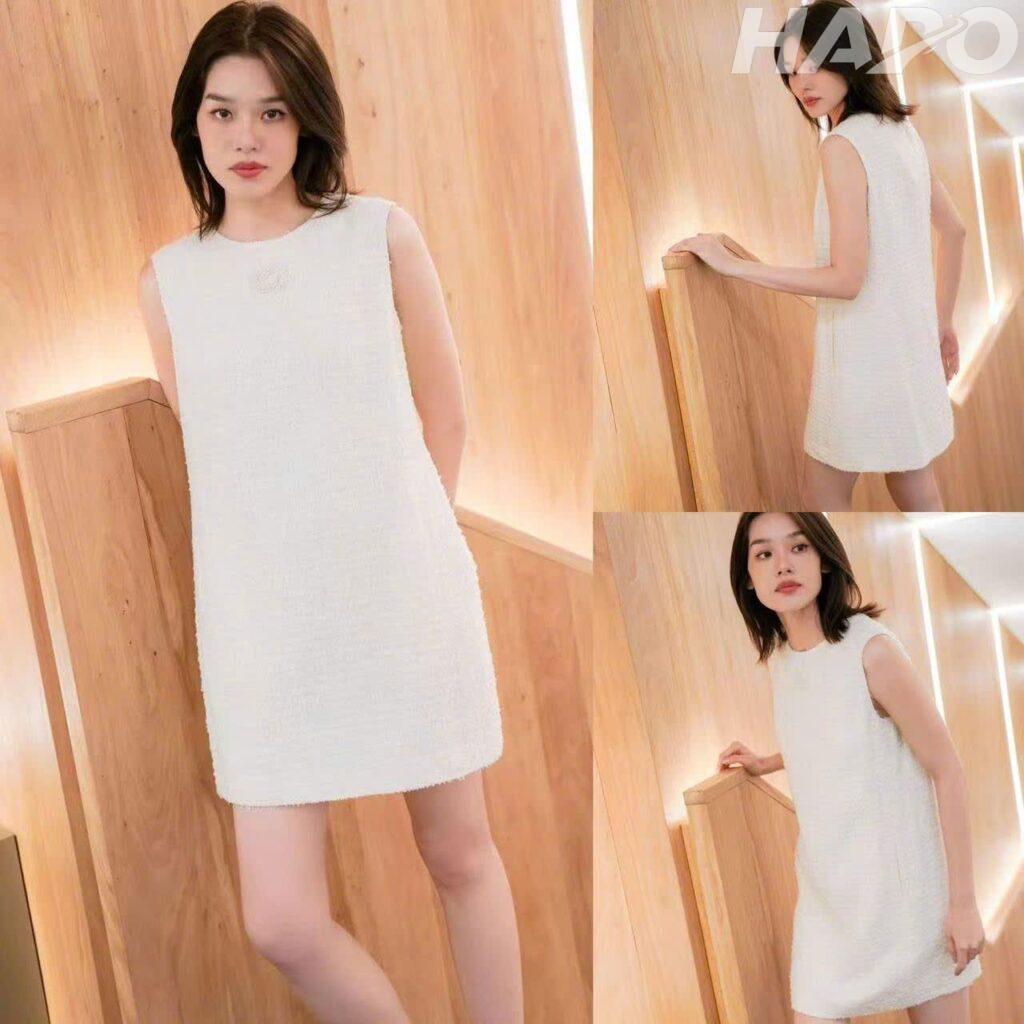 Đầm chữ A sát nách trẻ trung