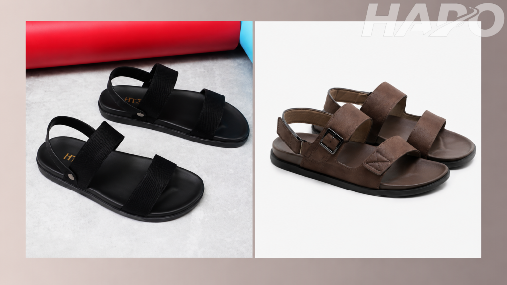 Sandal quai ngang