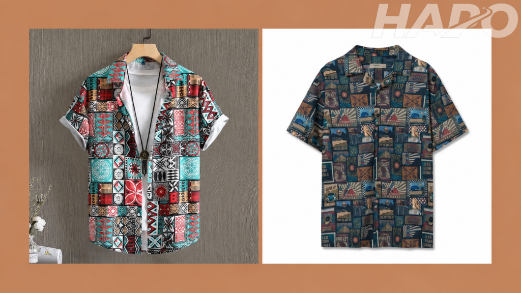 Áo sơ mi họa tiết vintage (cổ điển)
