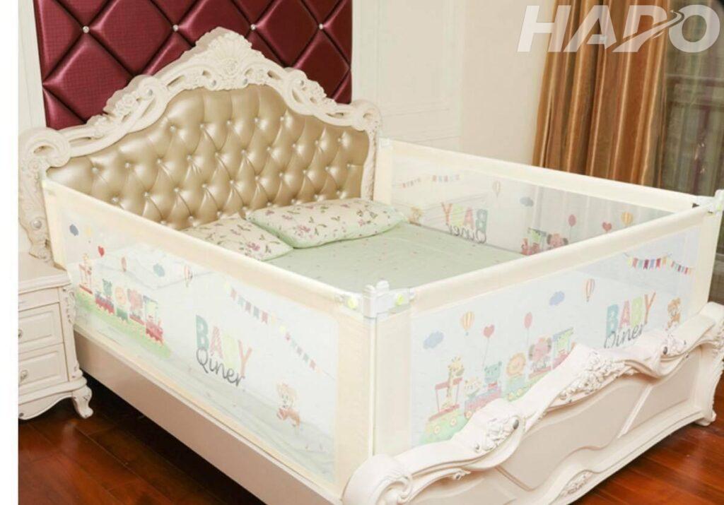 Thanh chắn giường bằng vải và lưới