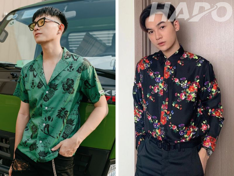 Áo sơ mi nam Trung Quốc đẹp, giá tốt 2026 Áo sơ mi họa tiết