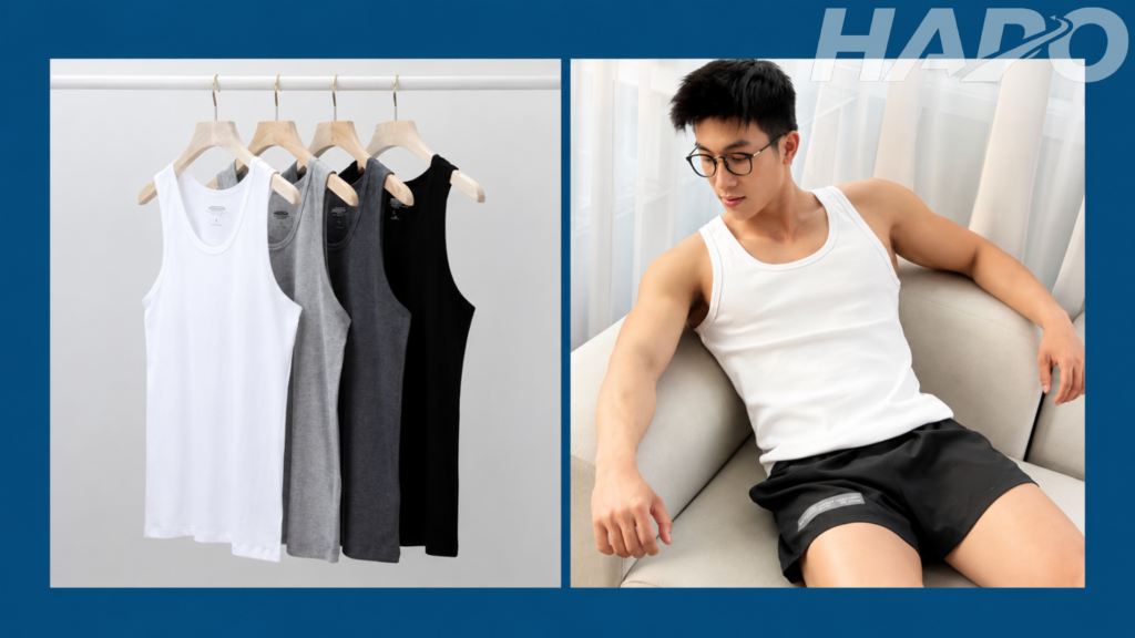 Áo ba lỗ cotton trơn