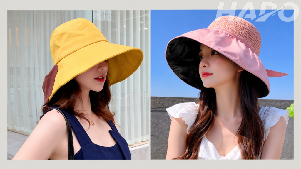 Mũ rộng vành vải mềm