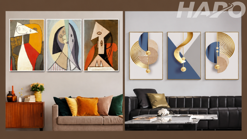 Gợi ý 5 mẫu tranh treo tường Trung Quốc tinh tế, hợp phong thủy Tranh trừu tượng hiện đại