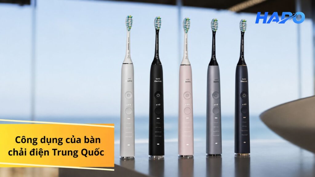 Công dụng của bàn chải điện Trung Quốc