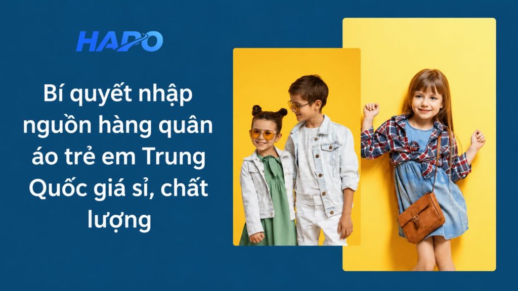 Bí quyết nhập nguồn hàng quần áo trẻ em Trung Quốc giá sỉ, chất lượng