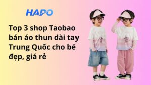 Top 3 shop Taobao bán áo thun dài tay Trung Quốc cho bé đẹp, giá rẻ