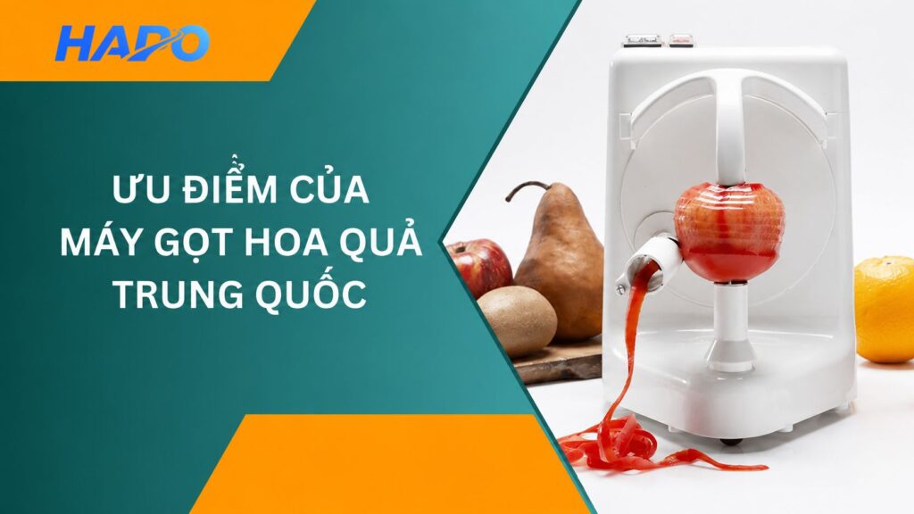 Máy gọt hoa quả Trung Quốc: Tiện lợi, đa năng, giá siêu tốt Ưu điểm của máy gọt hoa quả Trung Quốc