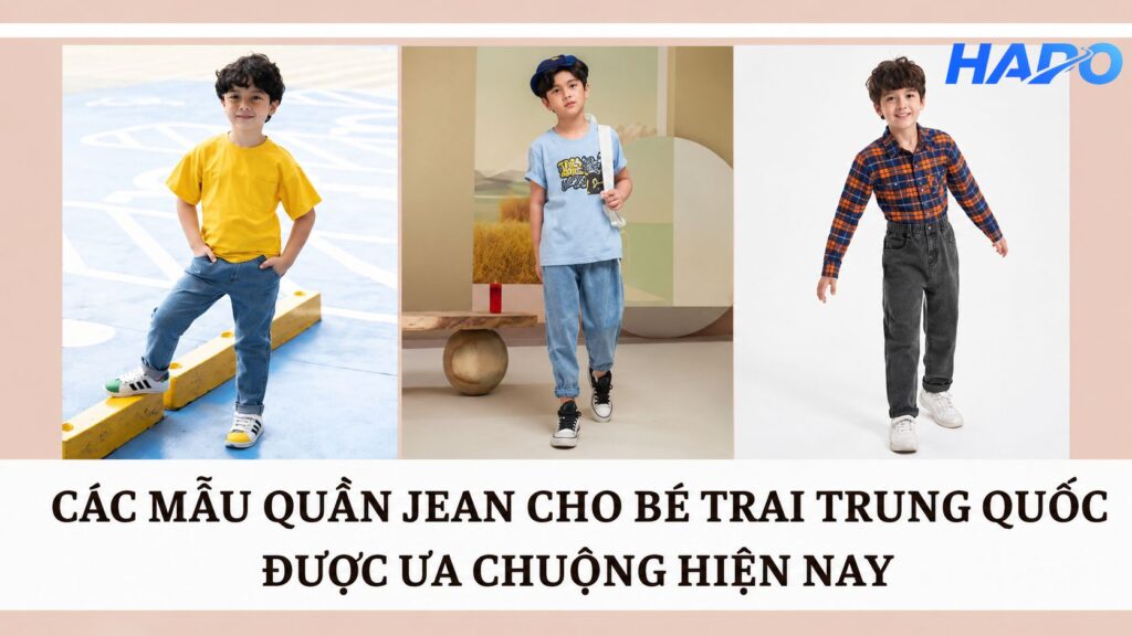 Quần jean cho bé trai Trung Quốc: Cách chọn và địa chỉ mua uy tín Tiêu chí chọn quần jean cho bé trai Trung Quốc chất lượng
