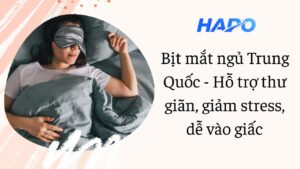 Bịt mắt ngủ Trung Quốc - Hỗ trợ thư giãn, giảm stress, dễ vào giấc