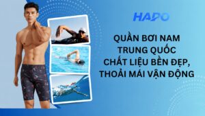 Quần bơi nam Trung Quốc - Chất liệu bền đẹp, thoải mái vận động