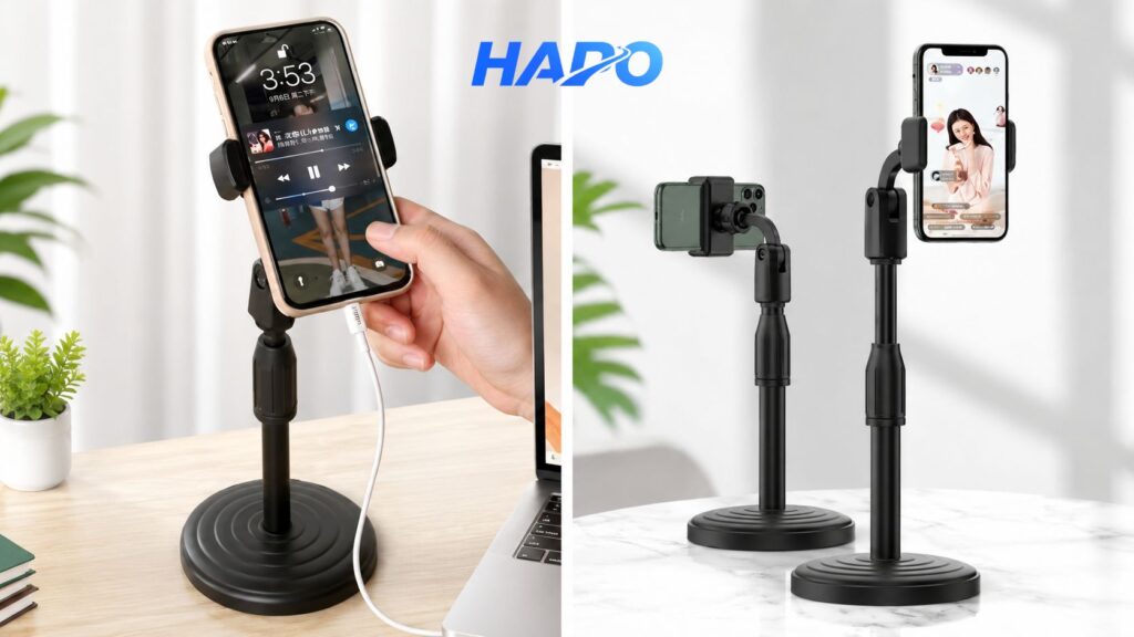 Giá đỡ điện thoại để bàn Trung Quốc chân tròn 