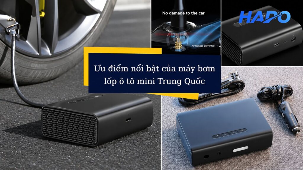 Ưu điểm nổi bật của máy bơm lốp ô tô mini Trung Quốc 