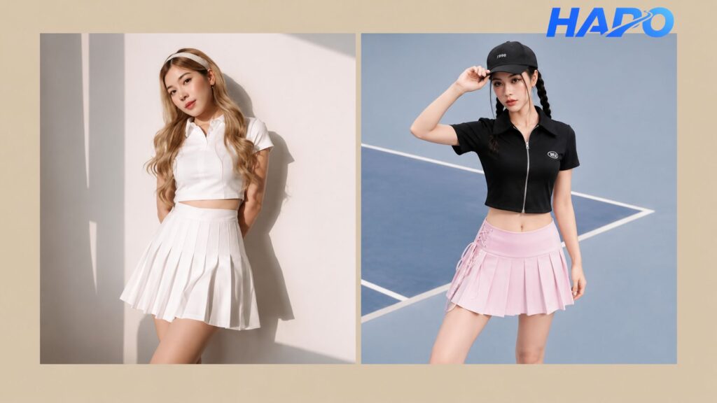Phối với áo croptop cá tính