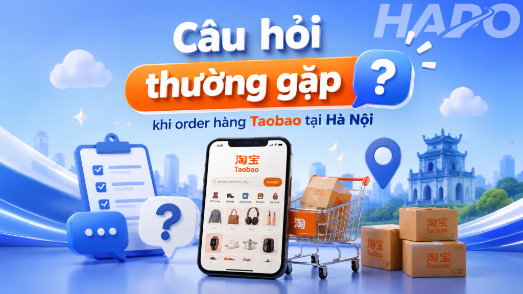 Câu hỏi thường gặp khi order hàng Taobao tại Hà Nội