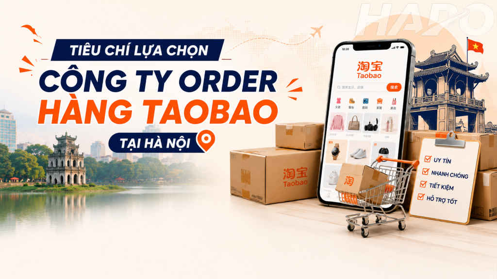 Tiêu chí lựa chọn công ty order hàng Taobao tại Hà Nội