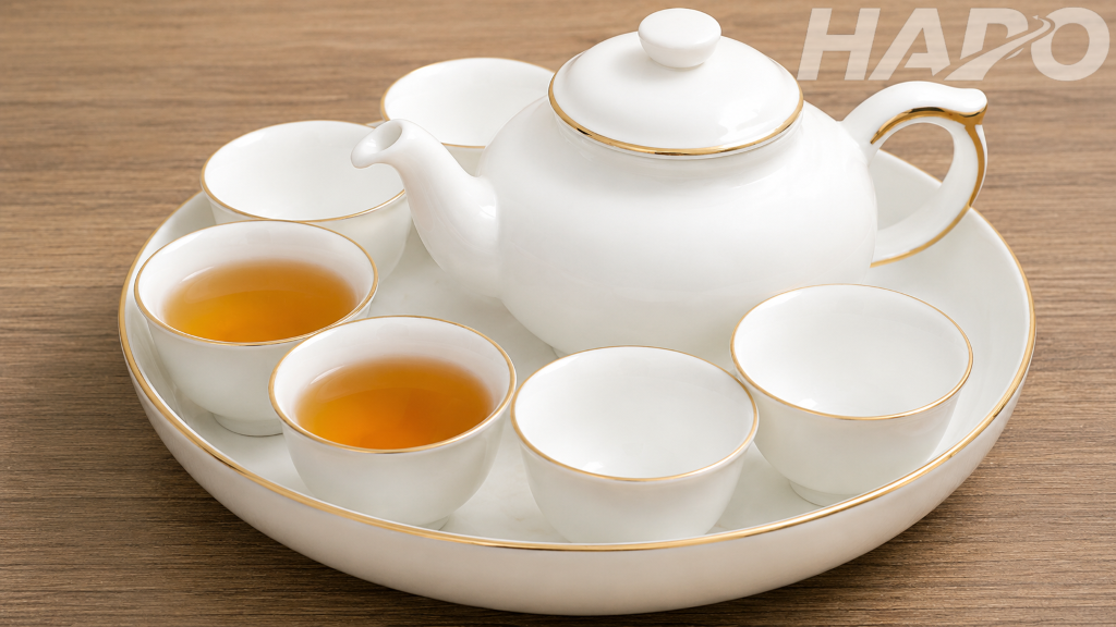 Bộ ấm trà sứ