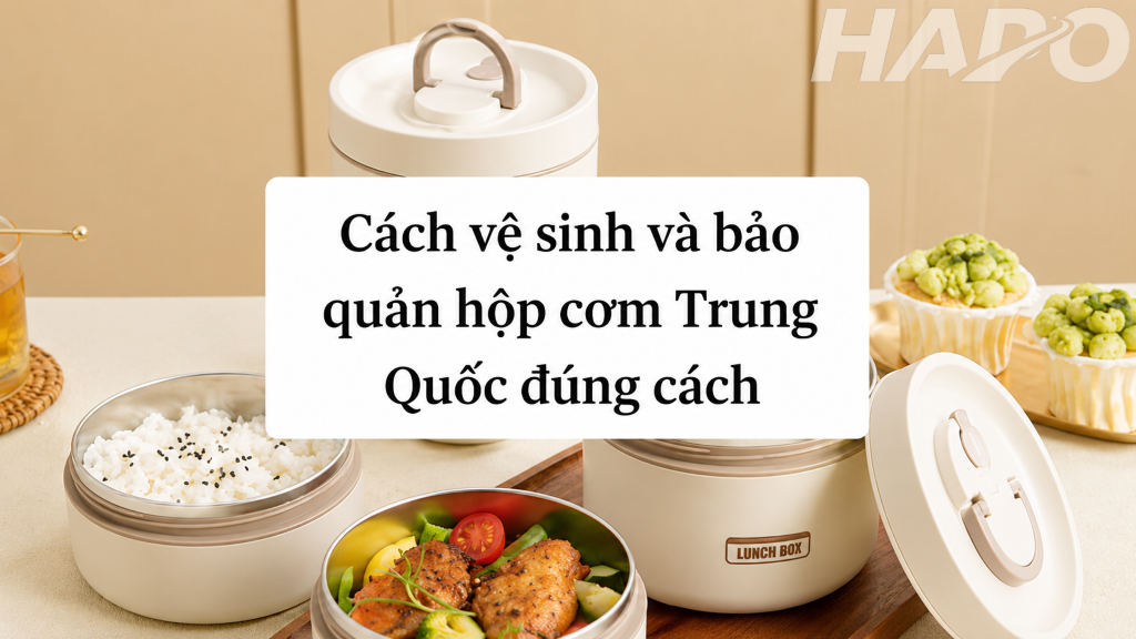 Cách vệ sinh và bảo quản hộp cơm Trung Quốc đúng cách