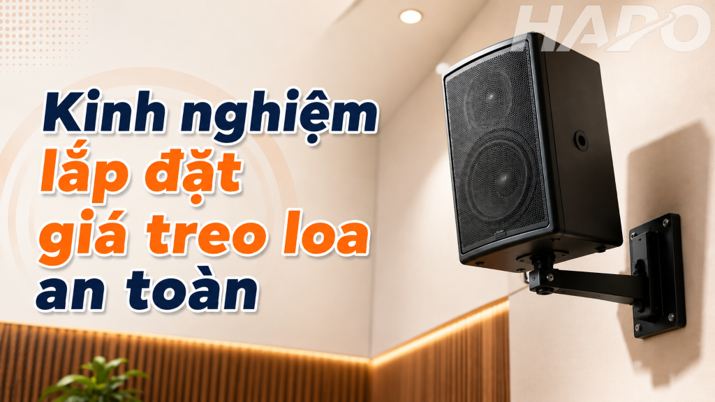 Kinh nghiệm lắp đặt giá treo loa an toàn