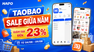 TAOBAO SALE GIỮA NĂM – GIẢM GIÁ ĐẾN 23%